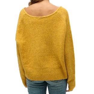 Pull Jaune Femme Superdry Oversized vue 0