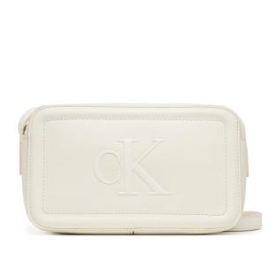 Sac à bandoulière Blanc Femme Calvin Klein Jeans Bold Ck Camera vue 0