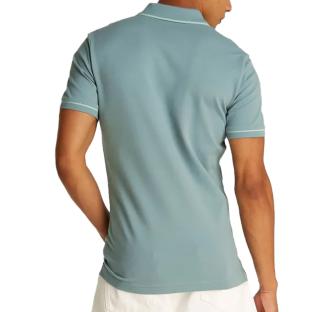 Polo Bleu Homme Calvin Klein Jeans Tipping vue 2