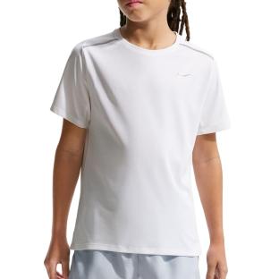 T-Shirt de Sport Blanc Garçon Nike Running Miler vue 0
