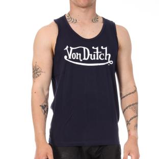 Débardeur Marine Homme Von Dutch Poitrine vue 0