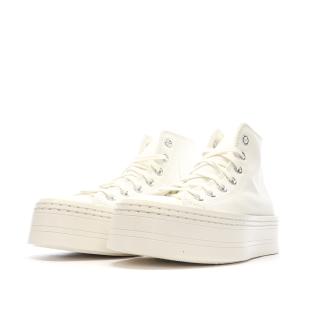 Baskets Blanches Femme Converse All Star Modern vue 6