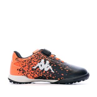 Chaussures de Foot Noir/Orange Garçon Kappa Willy vue 2