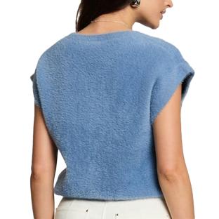 Pull Sans Manche Bleu Clair Femme Morgan vue 2