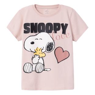 T-shirt Rose Clair Fille Name it Nanni pas cher