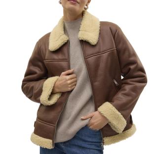 Veste Marron Femme Vero Moda Kay pas cher