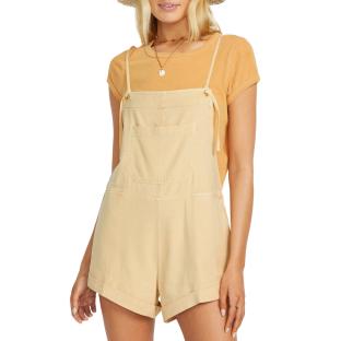 Combishort Beige Femme Billabong Wild Pursuit Overall vue 0