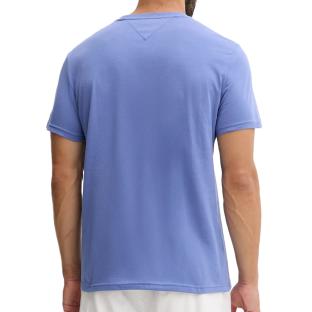 T-shirt Bleu Homme Tommy Hilfiger Flag vue 0