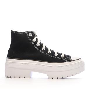Baskets Noires Femme Converse All Star Lugged A08258C vue 2