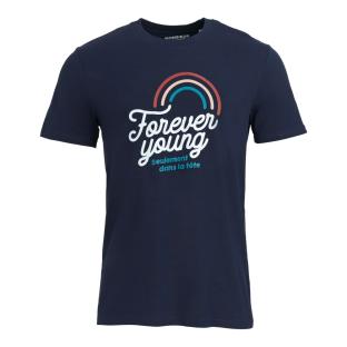 T-shirt Marine Homme Monsieur T-Shirt Forever Young vue 0