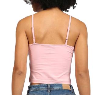 x 2 Débardeurs Blanc/Rose Femme Tommy Hilfiger Essential vue 3