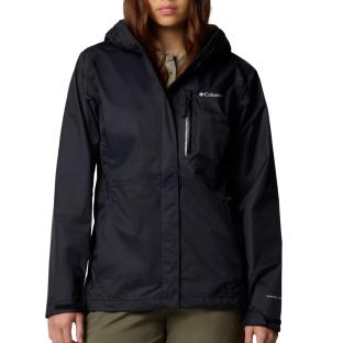 Chaqueta de senderismo negra Columbia Pouring Adventure ver 0