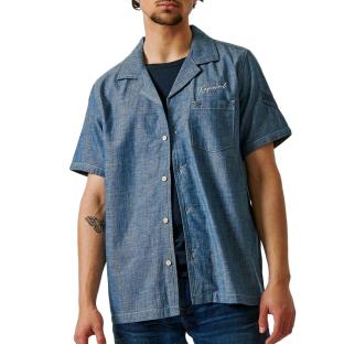 Chemise Bleu Jean Homme Kaporal DILON pas cher