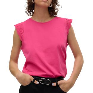 Top Or Femme Vero Moda Vmemily Sl Gathering Top Jrs Noos 10305210-R°Y pas cher
