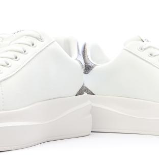 Baskets Blanches/Argent Femme Guess Elbina vue 0
