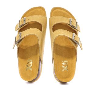 Sandales Jaunes Femme Xti Cuir 142552 vue 3
