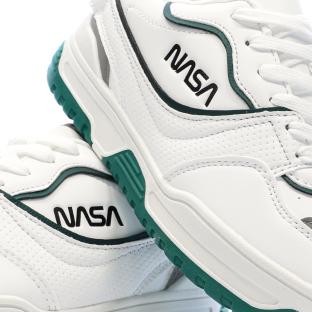 Baskets Blanc/Vert Garçon Nasa Jabalem vue 0