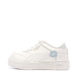 Baskets Blanches/Bleu Fille Puma Pro Sport pas cher