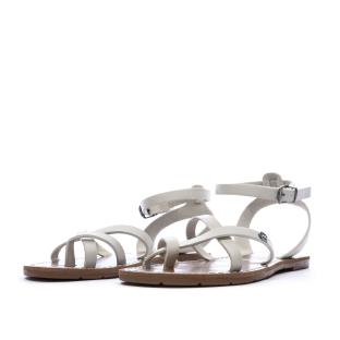 Sandales Ecru Femme Chattawak PERLA vue 6
