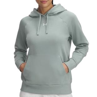 Sweat à Capuche Vert Femme Under Armour Rival Fleece 1379500 pas cher