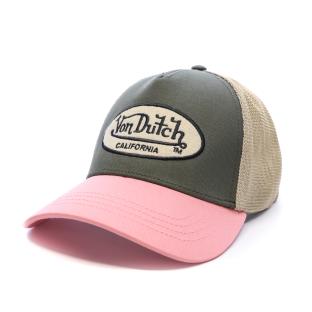 Casquette Kaki/Rose Homme Von Dutch Ahig vue 0