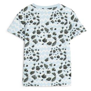 T-shirt Bleu Garçon Puma Mix vue 2