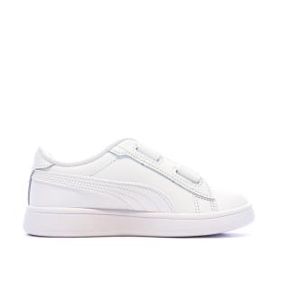Baskets Blanc Mixte Puma Smash 3.0 vue 0