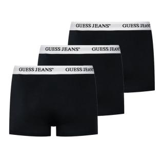 X3 Boxers Noir/Blanc Homme Guess Trunk vue 2