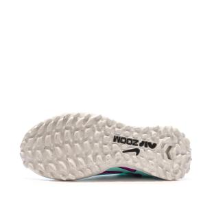 Chaussures de Football Turquoise Junior Nike Jr Zoom Vapor 15 Academy TF vue 5