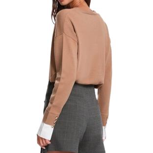 Pull Marron Femme Morgan MPOP vue 0