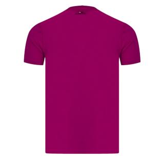 T-Shirt Fuchsia Homme US Polo ASSN Luca vue 2