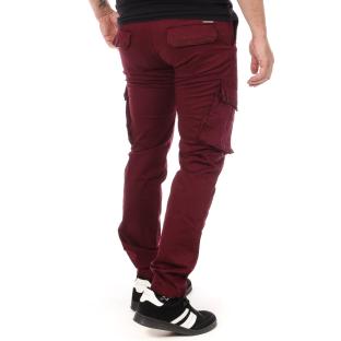Pantalon Rouge Bordeaux Homme Paname Brothers Live vue 2