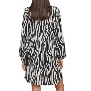 Robe Noire/Blanche à Motifs Femme Vila Vifini vue 2