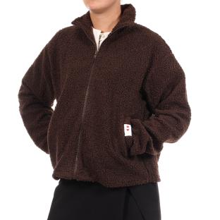 Sweat Marron Femme Pieces Pckatty vue 0