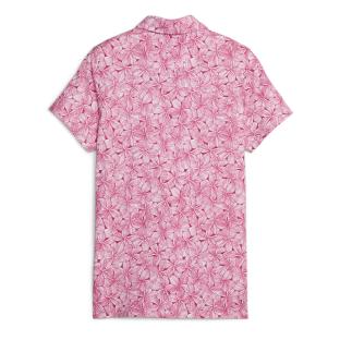 Polo à Motifs Rose Femme Puma Plumeria vue 2