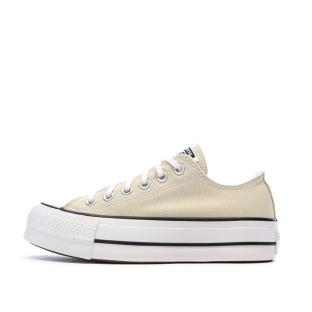 Baskets Beige Femme Converse Chuck Taylor All Star Lift pas cher