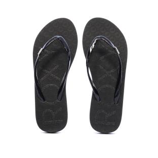 Tongs Noir Roxy Viva Sparkle vue 3
