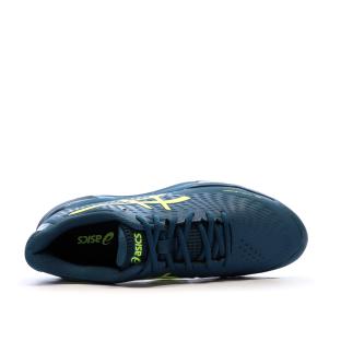 Chaussures de running Bleu/Jaune Homme Asics Challenger vue 4