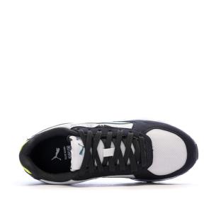 Baskets Noires/Blanches/Turquoises Garçon Puma Graviton vue 0