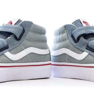 Baskets Bleu/Rouge Garçon/Fille Vans Reissue vue 7