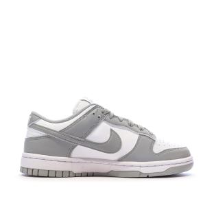 Dunk Low Baskets Blanches/Grises Femme Nike vue 2
