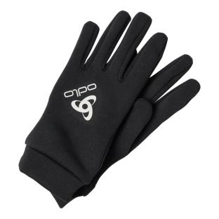 Gants Noir Odlo Gloves Full Finger Stretchfleece Liner pas cher