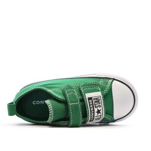 Baskets Vertes Garçon Converse All Star Sketch vue 4