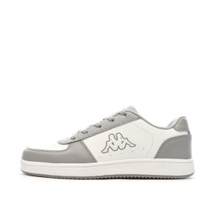 Baskets Blanc/Gris Fille KAPPA Malone Lace pas cher