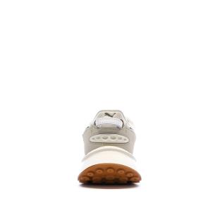 Zapatillas de running beige/blancas para mujer Puma Wild Rider Futurism ver 0