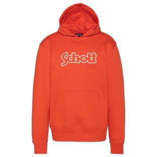 Sweat à Capuche Orange Garçon Schott Sidney pas cher
