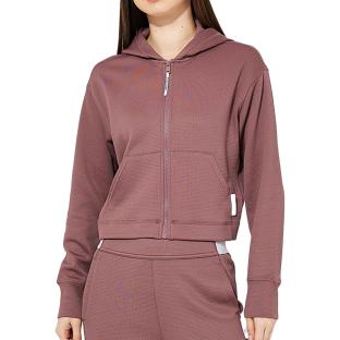 Sweat Zippé Mauve Femme Calvin Klei Full pas cher