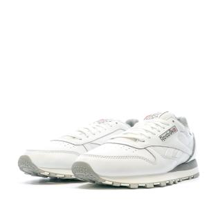 Baskets Blanche/Grise Homme Reebok Classic Leather vue 6