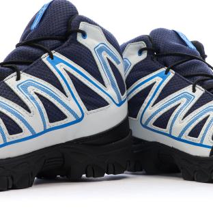 Chaussures de randonnées Noires/Blanches/Bleu Homme Salomon Skookie vue 0