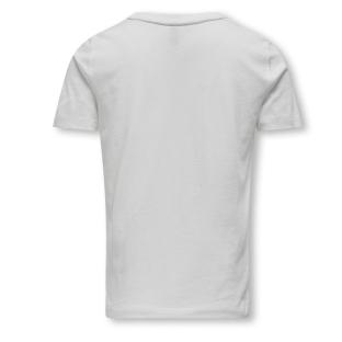 T-Shirt Blanc Fille Kids ONLY Kogbeate vue 0